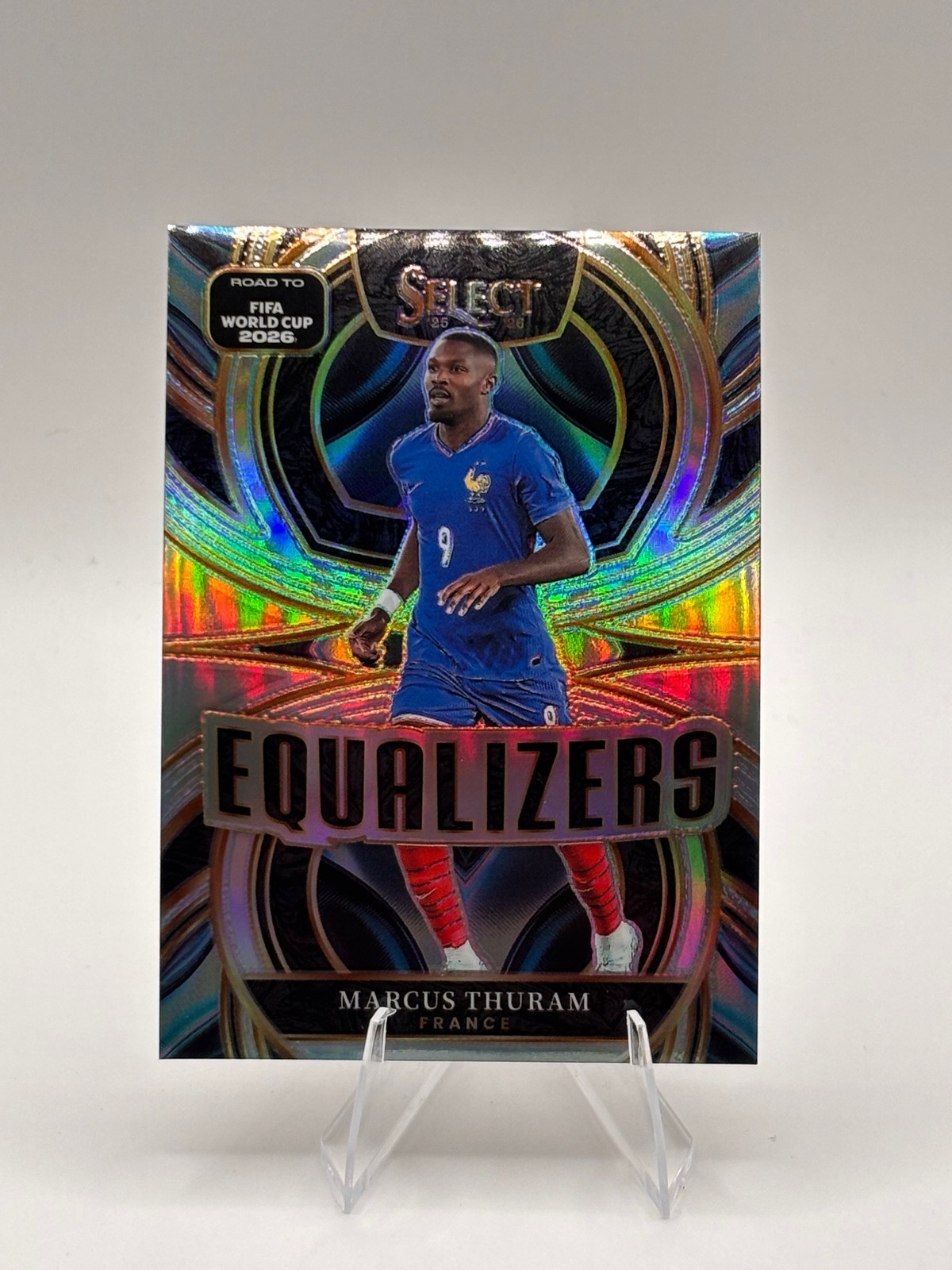 2025-26 Panini Select Road to FIFA World Cup #21 Marcus Thuram Equalizers Silver