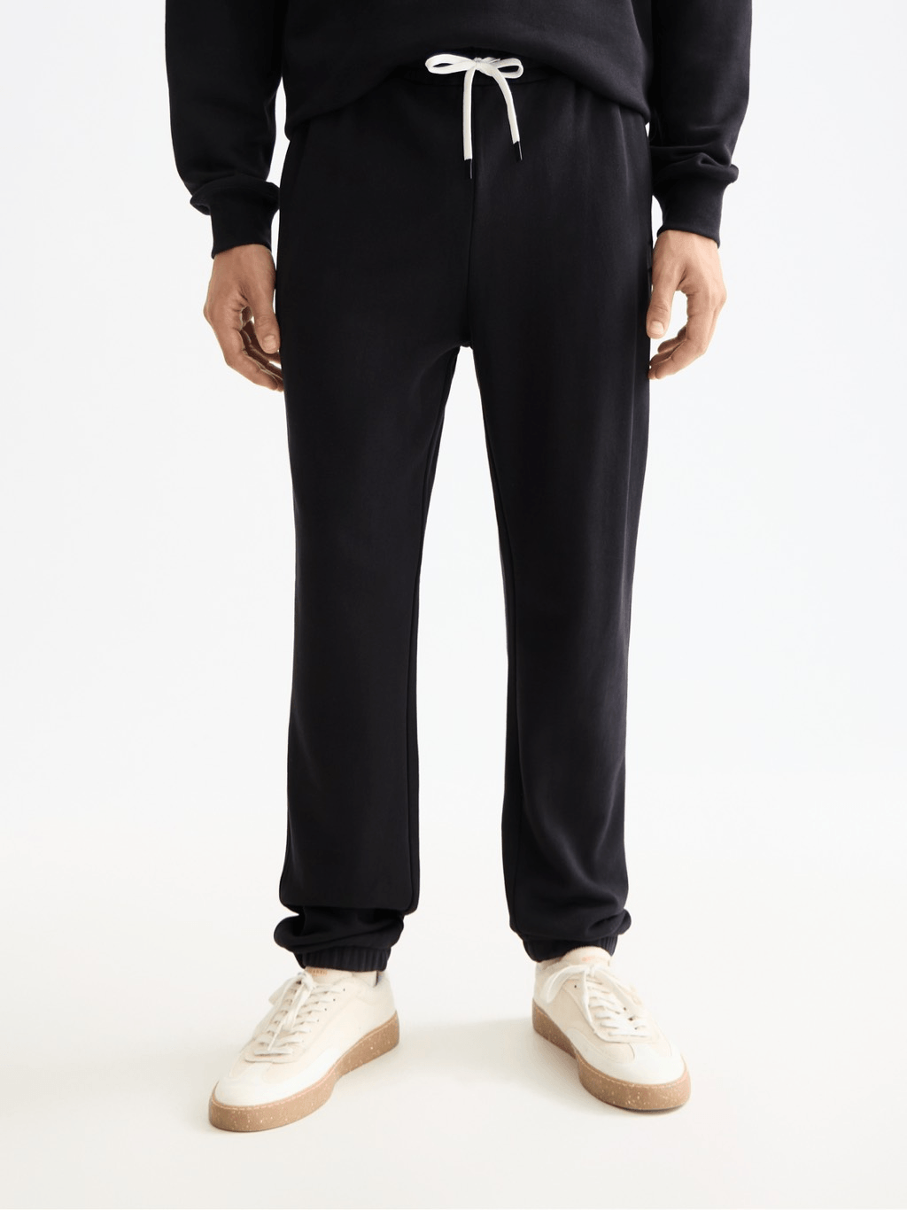 Scotch & Soda Classic Drawstring Logo Sweatpants Black Small