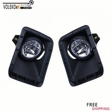 Front Driver＆Passenger Side Fog Lamp Bezel Fits Silverado 2500HD 3500 2015-2019