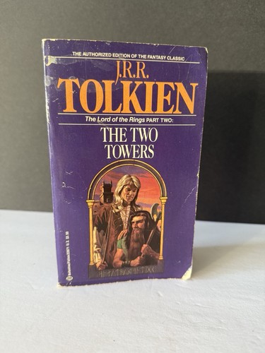 Lord of the Rings The Two Towers PAPERBACK 1973 JRR TOLKIEN - Picture 1 of 7