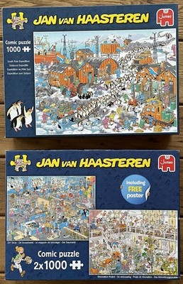 3 Jan Van Haasteren Puzzles Renovation Project DIY Ship South Pole Expedition