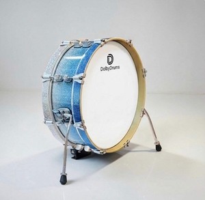 Dolby 18” Electronic Kick Drum Blue Sparkle for Roland Alesis