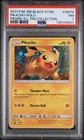 2017 POKEMON SM PROMO SHINING LEGENDS PIN COLLECTION PIKACHU-HOLO PSA 7