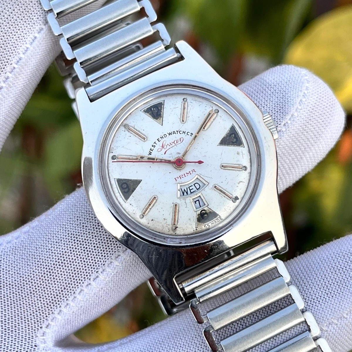 希少 WEST END WACTH CO. Sowar PRIMA自動巻き 時計 Vintage West End Sowar Prima Manual Winding Swiss Made Men's Watch