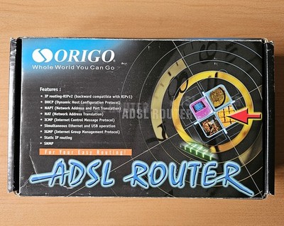 Origo Ethernet USB ADSL Modem/Router Plus ASR-8400 Kostenloser Versand 