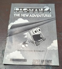 SNES Pac-Man 2 The New Adventures Super Nintendo Manual ONLY SNES 25 USA