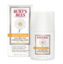 1 Burt's Bees Brightening Even Skin Tone Moisturizing Cream Daisy Extract 1.8 oz