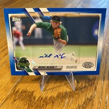 2021 Topps Pro Debut Blue #PD-108 Michael McAvene Autograph 92/150