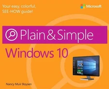 Windows 10 Plain & Simple - Paperback, by Boysen Nancy Muir - Good