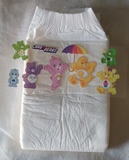 Mega adult disposable ABDL diaper-Care Bears READ DESCRIPTION FULLY