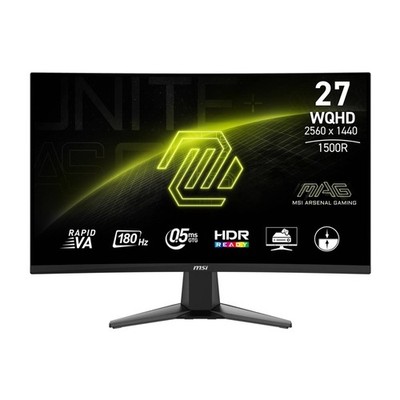 MSI MAG 27CQ6F Computer Monitor 68,6 cm (27'') 2560 x 1440 Pixel Quad HD LCD Bla