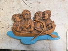 Vintage Olympia Beer Fishing Molded Plastic Wall Plaque Bar Sign