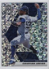 2021 Panini Mosaic Rookie Quick Pitch Silver Prizm Cristian Javier #255 x5u