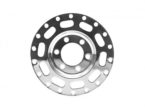 Boom Racing BRPBF001CR ProBuild 1.9"" Alum MAG10 Front Plate (1) Chrome