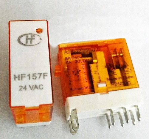 1 stuk/los relais HF157F-24-2Z25FD2 HF157F-A220-2Z25FD2