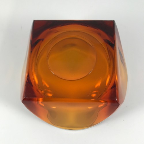 Vintage COLONY GLASS "VANITY AMBER" DESSERT / SNACK / FRUIT BOWL 4-1/2" MCM - Bild 3 von 4