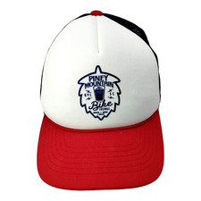 Gorra de camionero de malla para salón de bicicletas Piney Mountain Richardson-113 roja azul gorra con cierre a presión