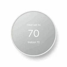 Google Nest Programmable Smart Wi-Fi Thermostat - White (GA02180-US)