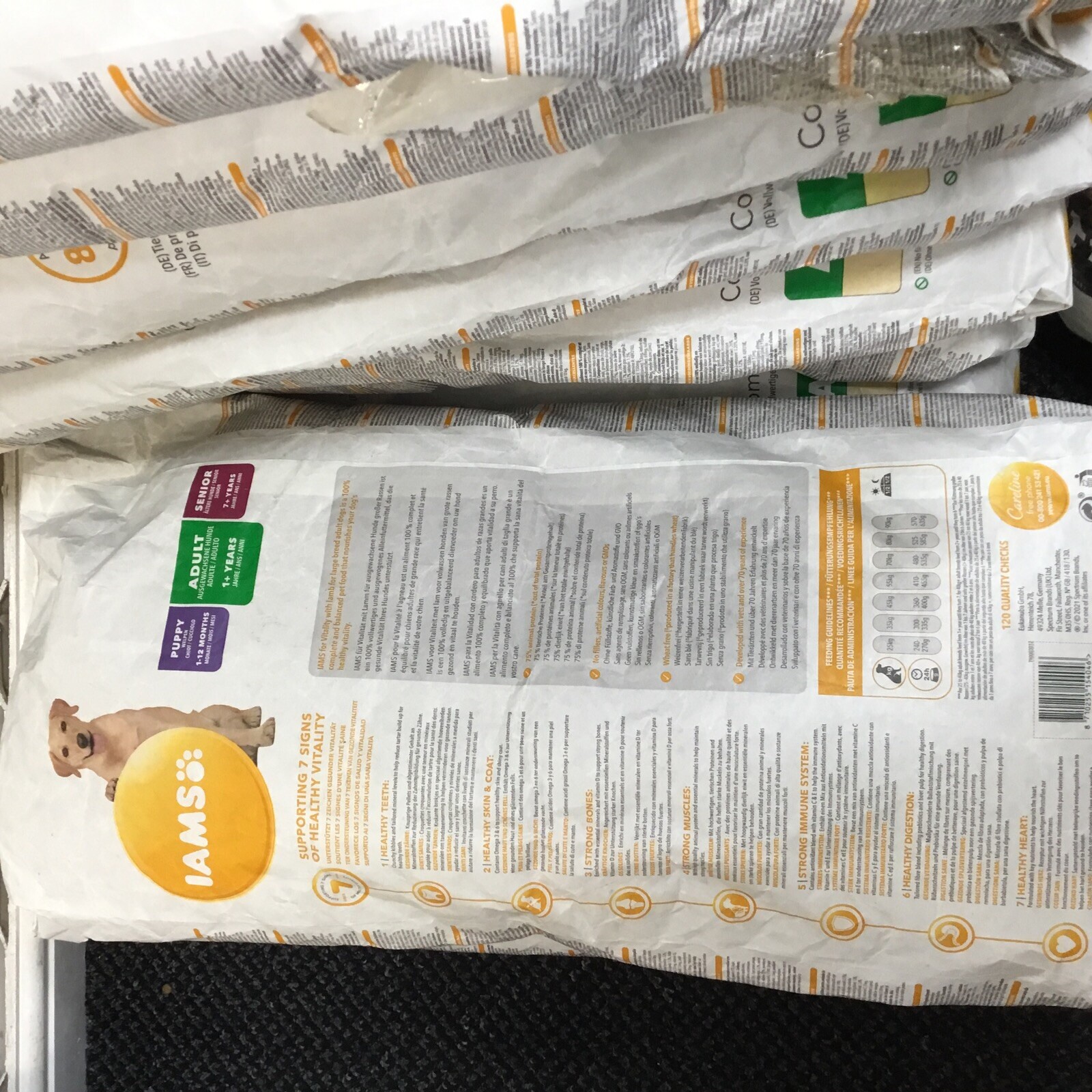 Iams Adult Large Breed Lamb Dry Dog Food 12kg eBay