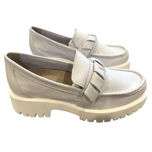 NEW Miz Mooz DAMIAN 39 Leather Loafers Platform Lug STUDDED  display picture 2