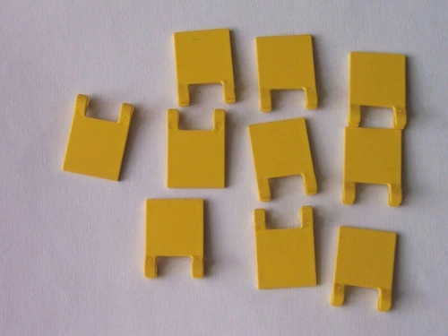 LEGO® 10 Pieces, 2 x 2 (2335) Flag, Flag, Yellow, Yellow