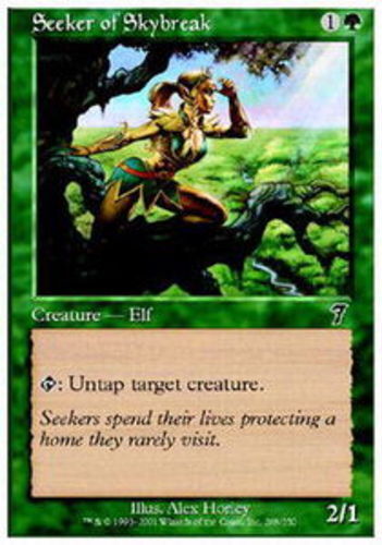MTG magic cards 1x Seeker of Skybreak - Foil 7th Edition NM-Mint