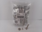 Door Stops Satin Nickel 3-1/8" Flexible Spring w/ Mounting Screws 50 ea