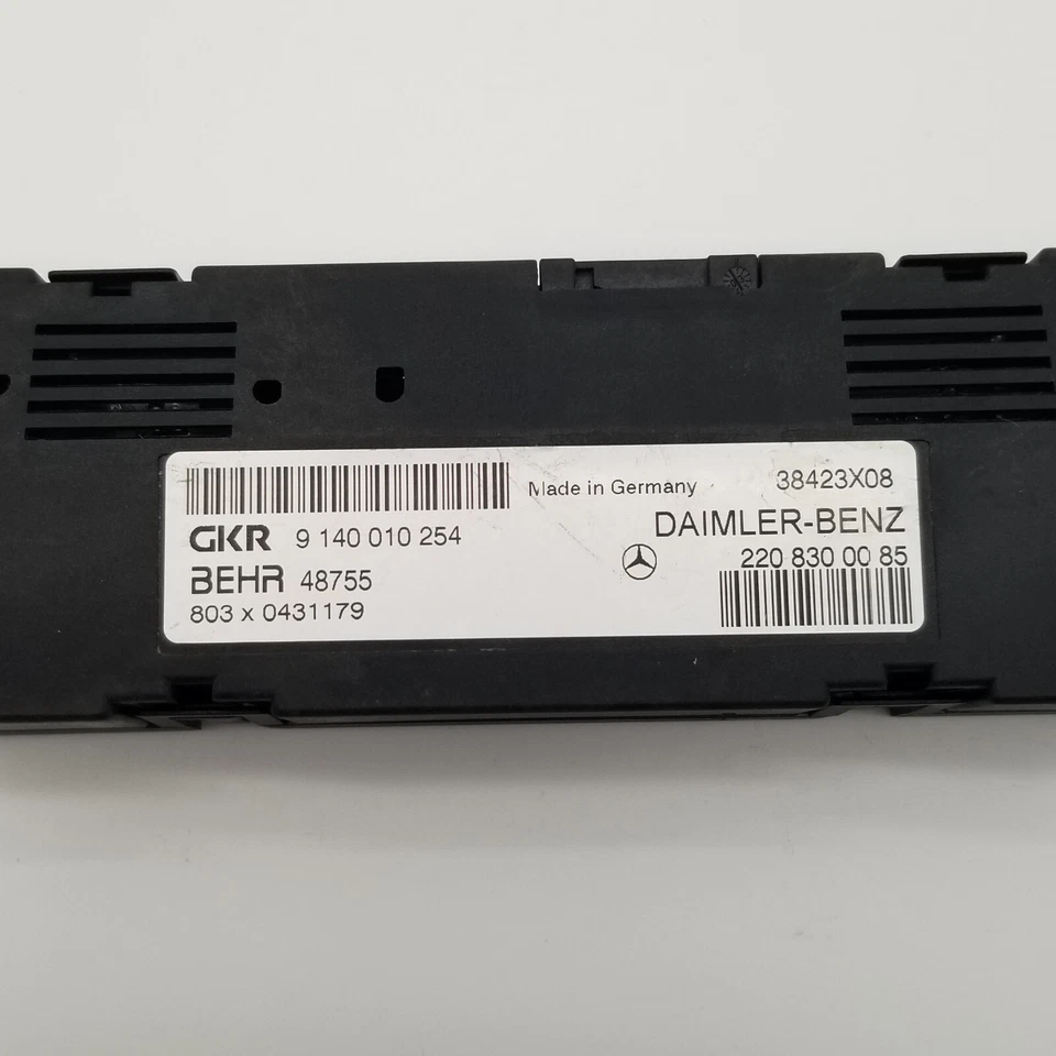 00-06 Mercedes W215 CL600 S500 S600 S55 AMG AC Unidad de módulo de control de clima OEM Foto 3 de 4