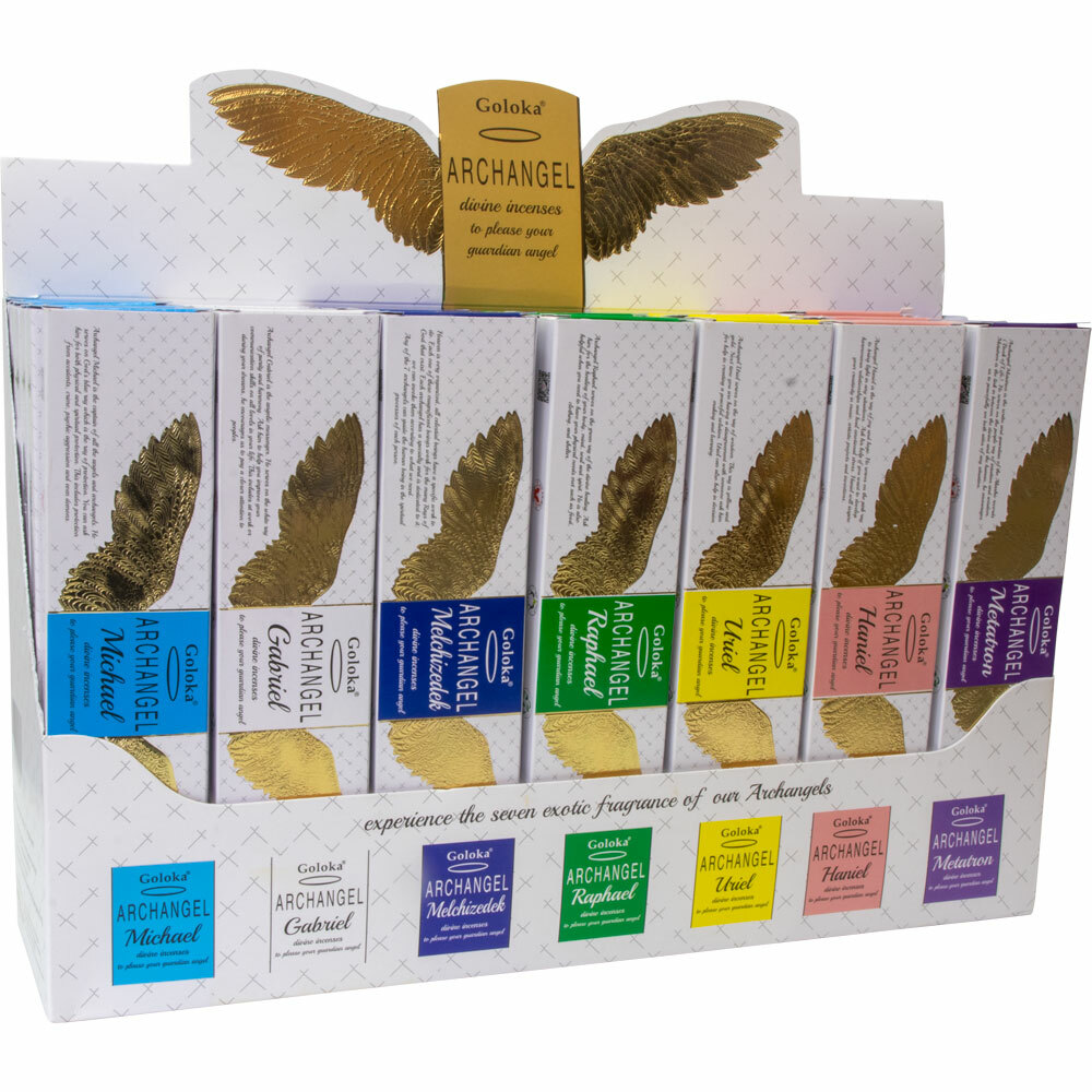 Goloka Archangel Guardian Angel Divine Incense Sticks 15g. 2 Pack