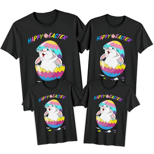 Family Bunny Happy Easter T-Shirts Tee Cute Festival Holiday Party Matchin #ED - Picture 13 of 24
