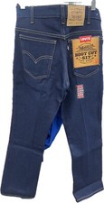 NWT Levi's 517 Boot Cut Flex Denim Jeans Men's Size 30x30 Navy Blue 517-2017