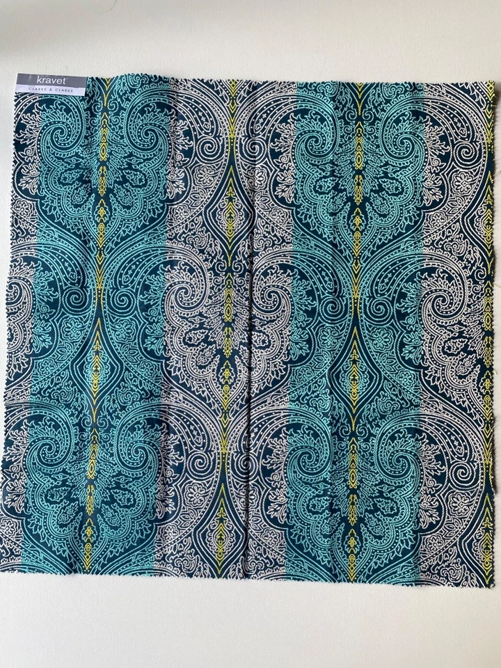 Kravet Clark & Clark Roxana Indigo 24" Foto 3 de 4