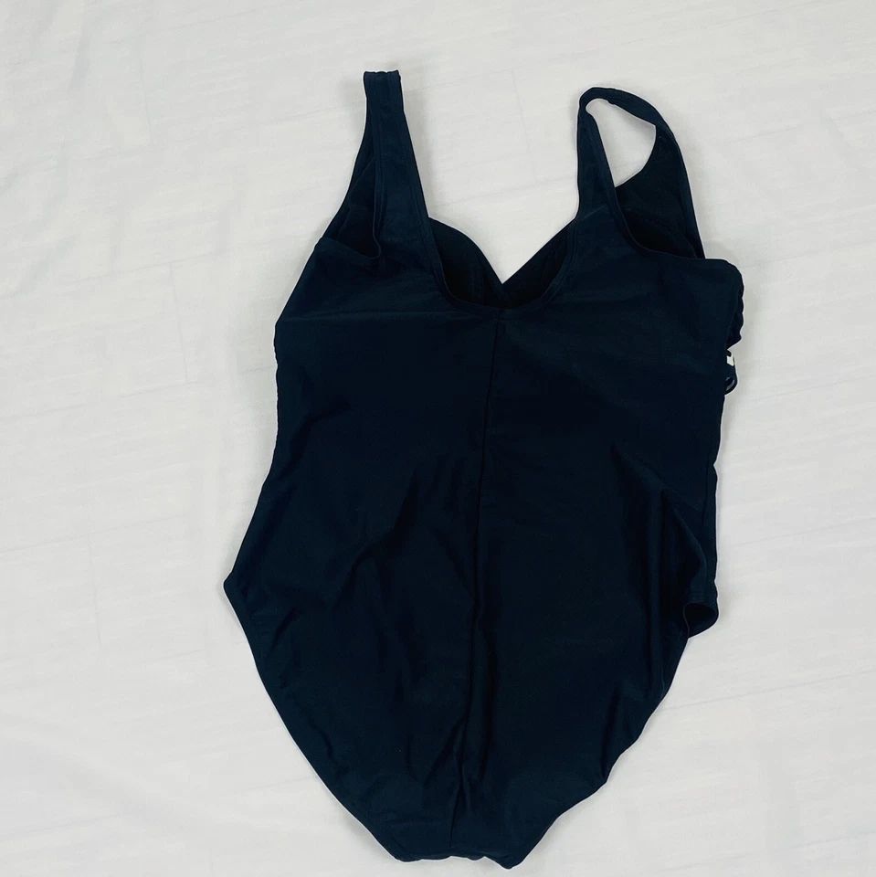 Women’s Black Tropical Escape Swimdress Plus Sz 20W - Image 3 of 4