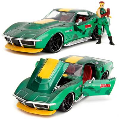 Jada Hollywood Rides: Street Fighter Cammy & 69 Corvette