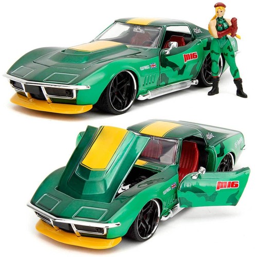 Jada Hollywood Rides: Street Fighter Cammy y 69 Corvette Stingray escala 1/24 ZL1 - Imagen 2 de 10