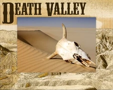 Death Valley California Laser Engraved Wood Picture Frame Landscape (3 x 5)