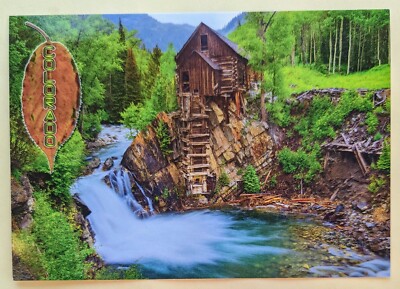 Postcard CO: Crystal Mill, Colorado.