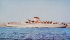 Unused vintage Italian ships postcard 20178