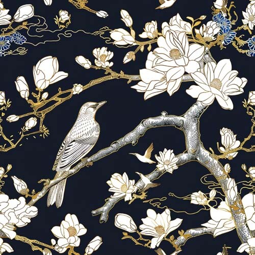 40x Black Gold Bird Peel and Stick Tiles Vinyl Sticker Stairs Bathroom Kitchen - Bild 1 von 1