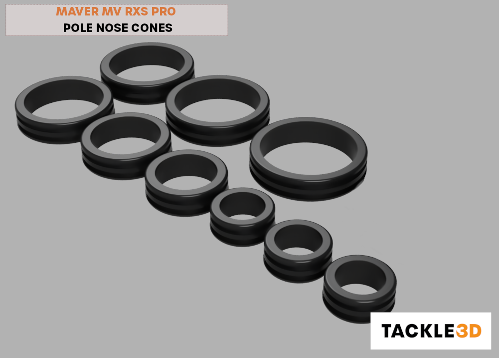 Cônes De Nez Pour Canne à Pêche - Série MV RXS Pro - Marque Maver