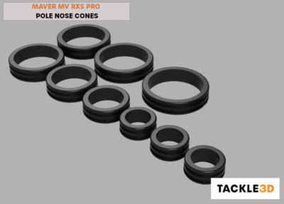 Maver Nose Cones - Maver MV RXX/RXS Pro Series Pole Nose Cones - Pole Protection