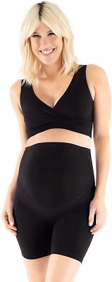Belly Bandit 283064 Thighs Disguise Pregnancy Shapewear Shorts - Medium, Black