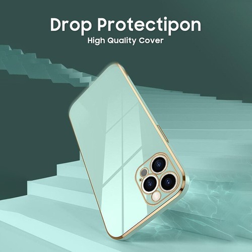 Plating TPU Silicone Case For iPhone 15 14 13 Pro Max 12 11 XS XR X Phone Cover - Picture 5 of 19