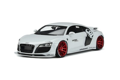 LB-WORKS Audi R8 V10 Liberty Walk Performance Glacier White 2017 GT SPIRIT GT325