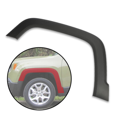 FIT FOR 2015-2021 JEEP RENEGADE FRONT LEFT DRIVER SIDE WHEEL FENDER FLARE BLACK