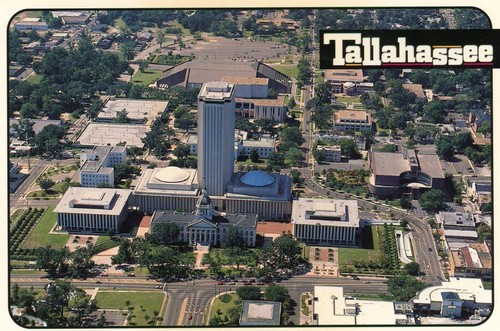 Tallahassee, Florida, Luftaufnahme --POSTKARTE
