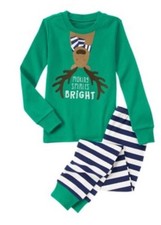 NWT GYMBOREE Making Spirits Bright pajamas Green Reindeer Christmas 18-24 M Pjs