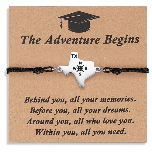 Graduation Gifts for Her Girls Him Class of 2024 Bracelet College 5th 8th Grade