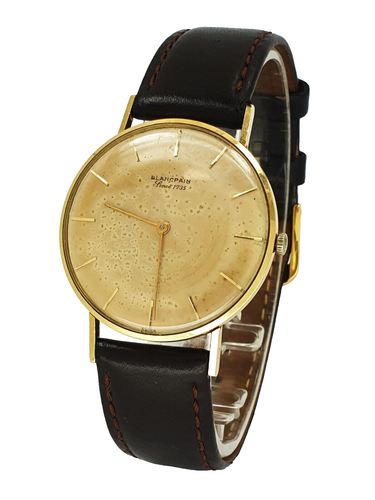 Blancpain Since1735 Gold - Seltene ultra Slim massiv 18k Vintage Uhr! - Bild 2 von 9