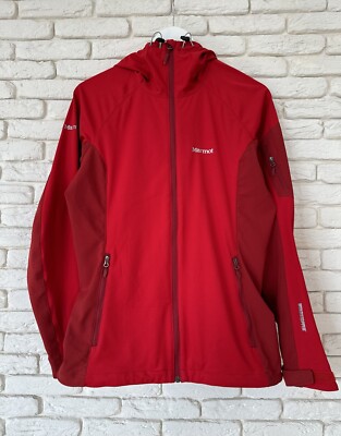 Marmot Gore Windstopper Hooded Logo Jacket Zipper Women's